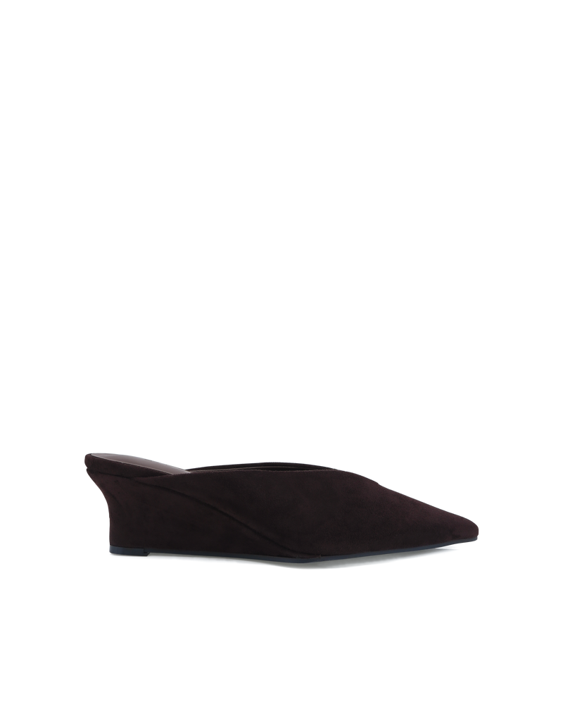 LAILAH - DARK CHOCOLATE SUEDE-PUMPS-Billini-Billini