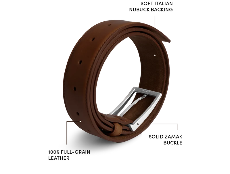 Leather Belt (Chestnut)