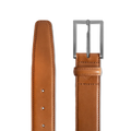 Amberjack belt with full-grain leather in honey tan