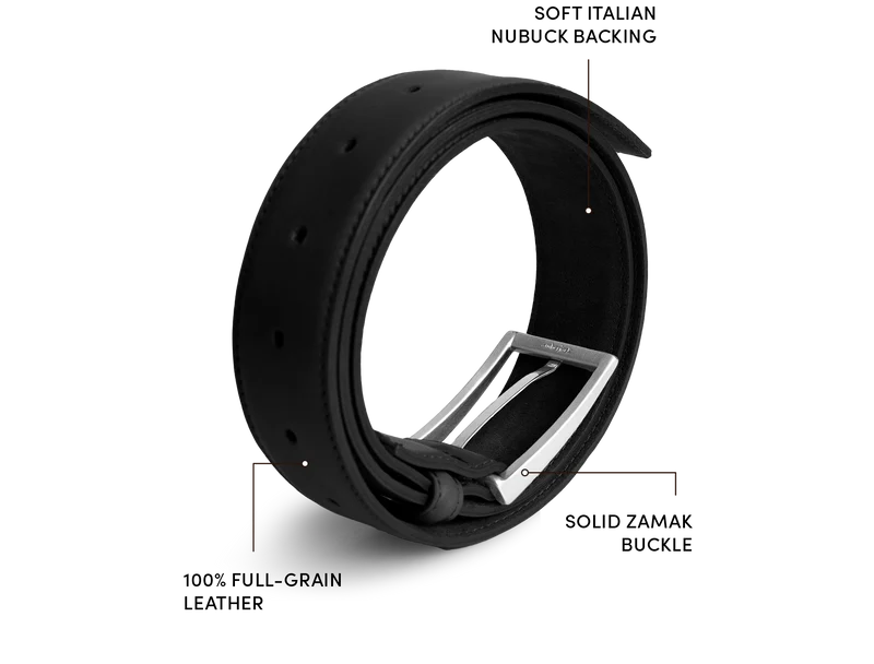 Leather Belt (Obsidian)