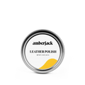 Amberjack leather polish - front of container