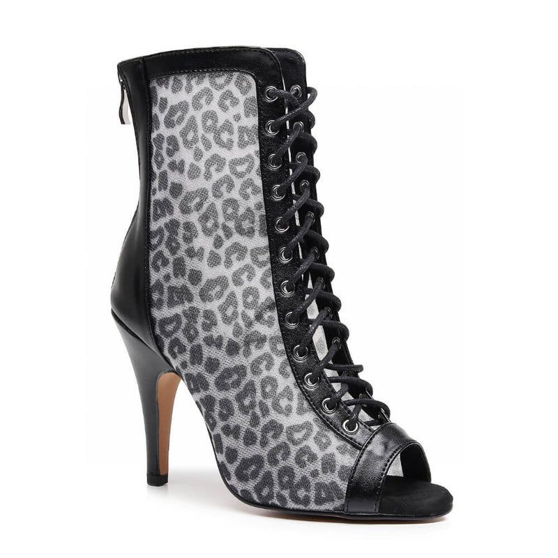 Leona - Black Leopard - Street Sole