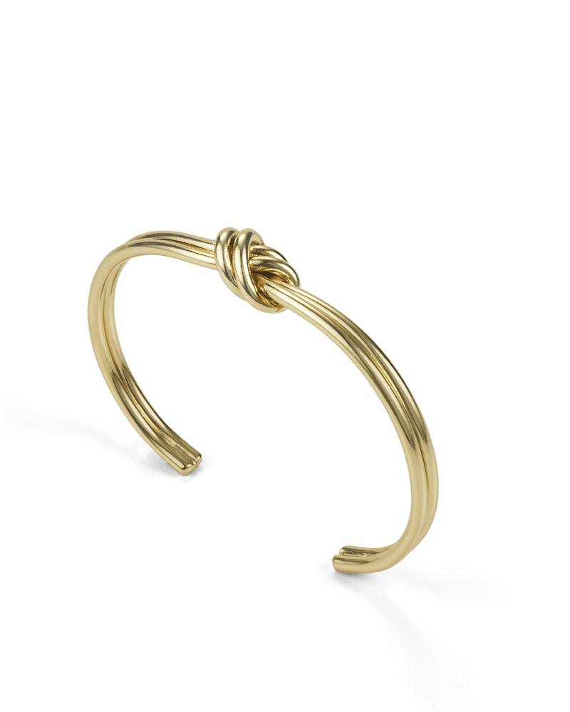 LILY KNOT BANGLE _GOLD PLATED 18K-JEWELLERY-1