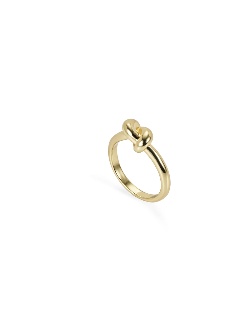LILY KNOT RING - GOLD PLATED 18K-JEWELLERY-Billini-Billini