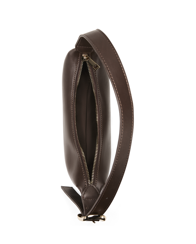 LUCIE HANDLE BAG - CHOCOLATE-Handbags-Billini-Billini