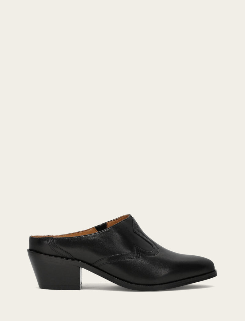 Luna Mule - Black - Outside