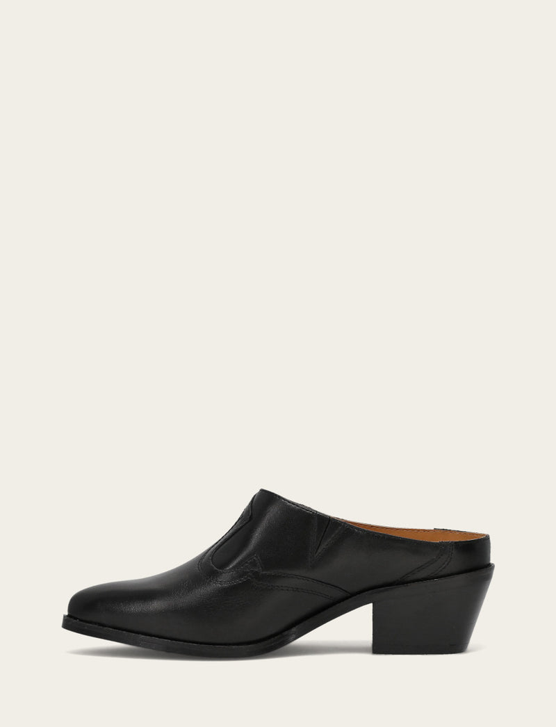 Luna Mule - Black - Inside