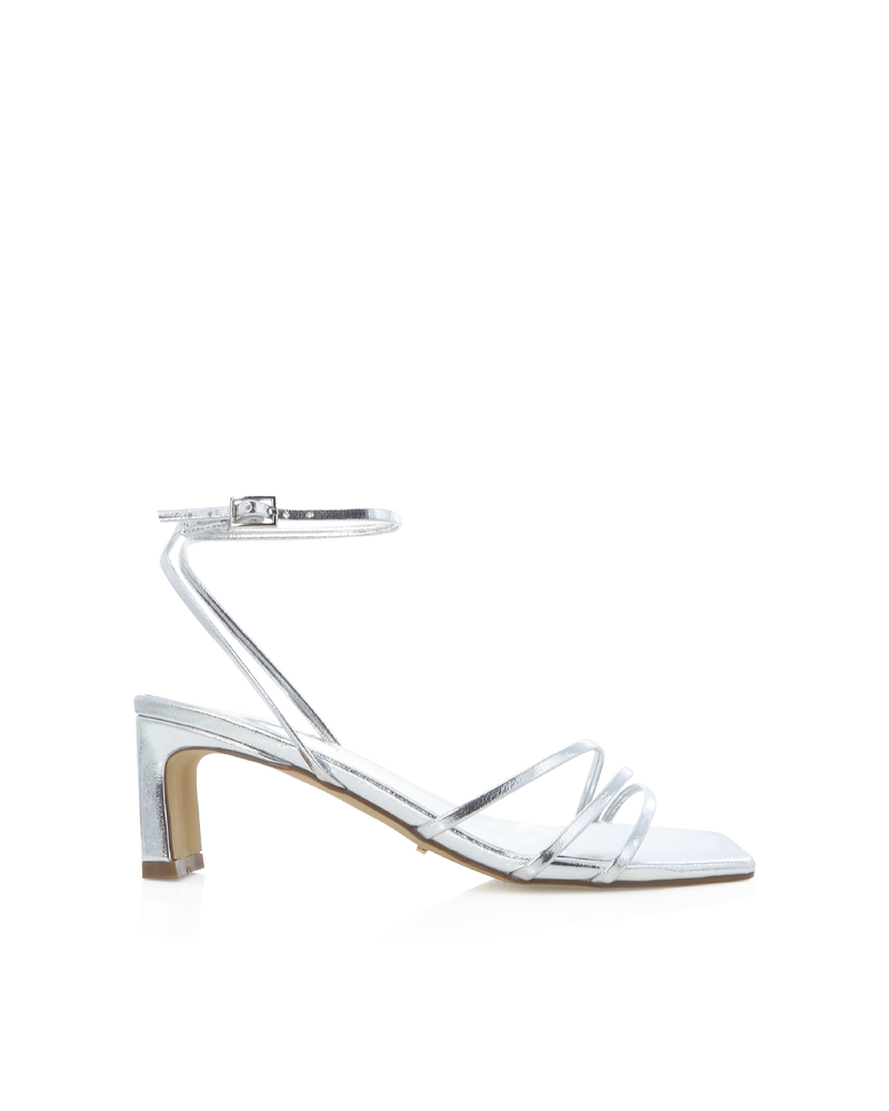 MAELIS - SILVER METALLIC-Heels-Billini-Billini