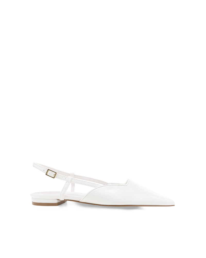 MAGGIE - WHITE SHINE-Flats-Billini-Billini