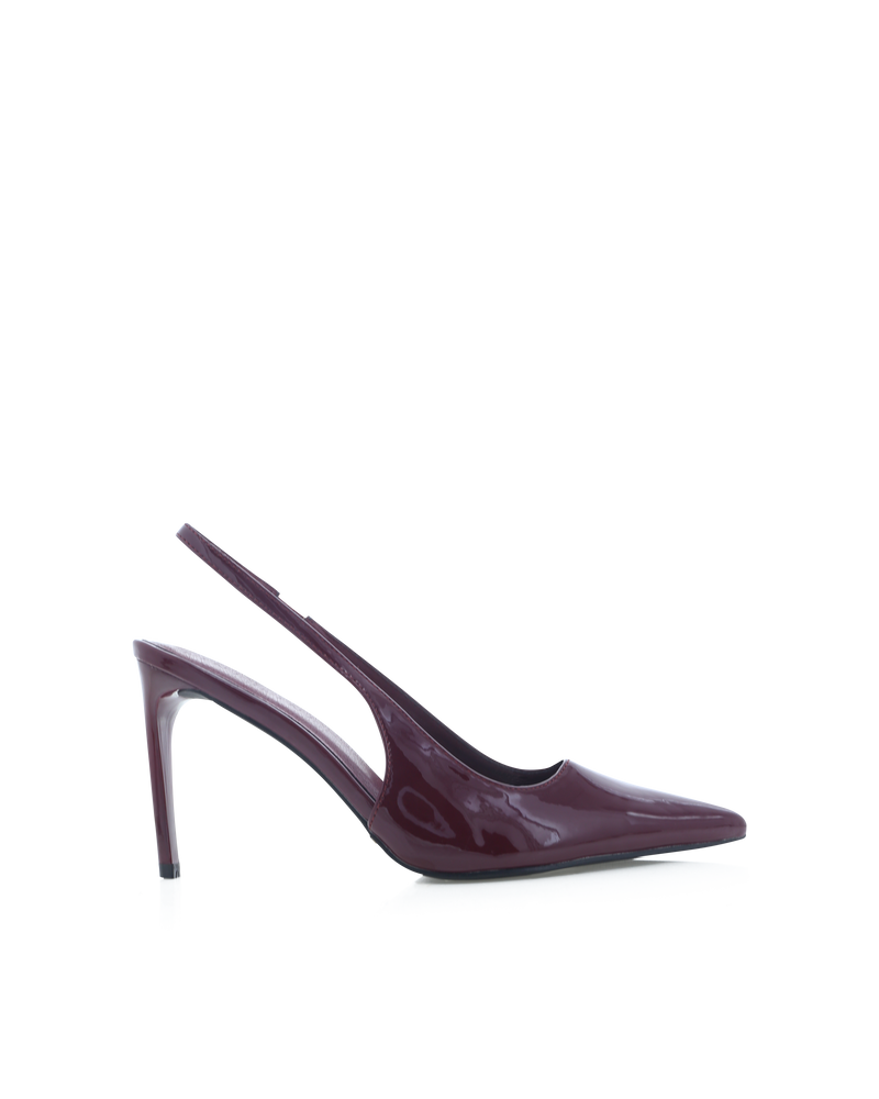 MAXIMILIAN - DARK CHERRY PATENT-PUMPS-Billini-Billini