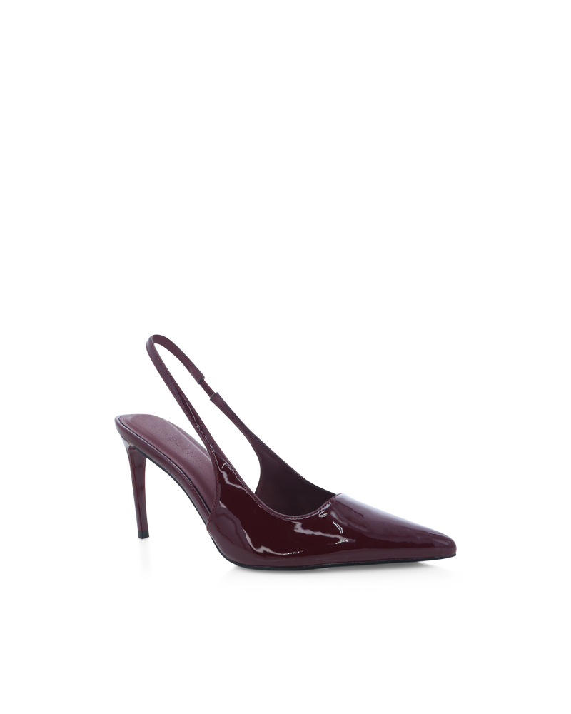 MAXIMILIAN - DARK CHERRY PATENT-PUMPS-Billini-Billini