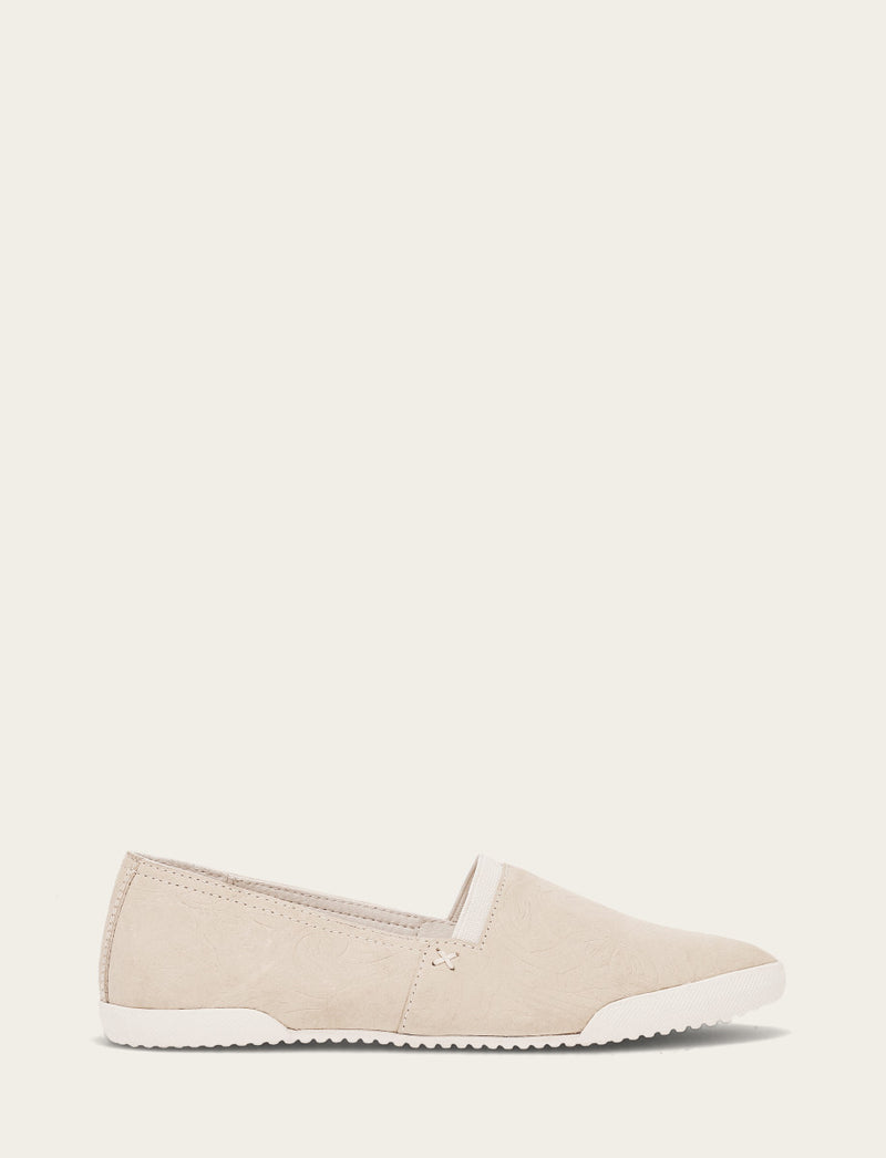 Melanie Slip On - Ivory - Outside