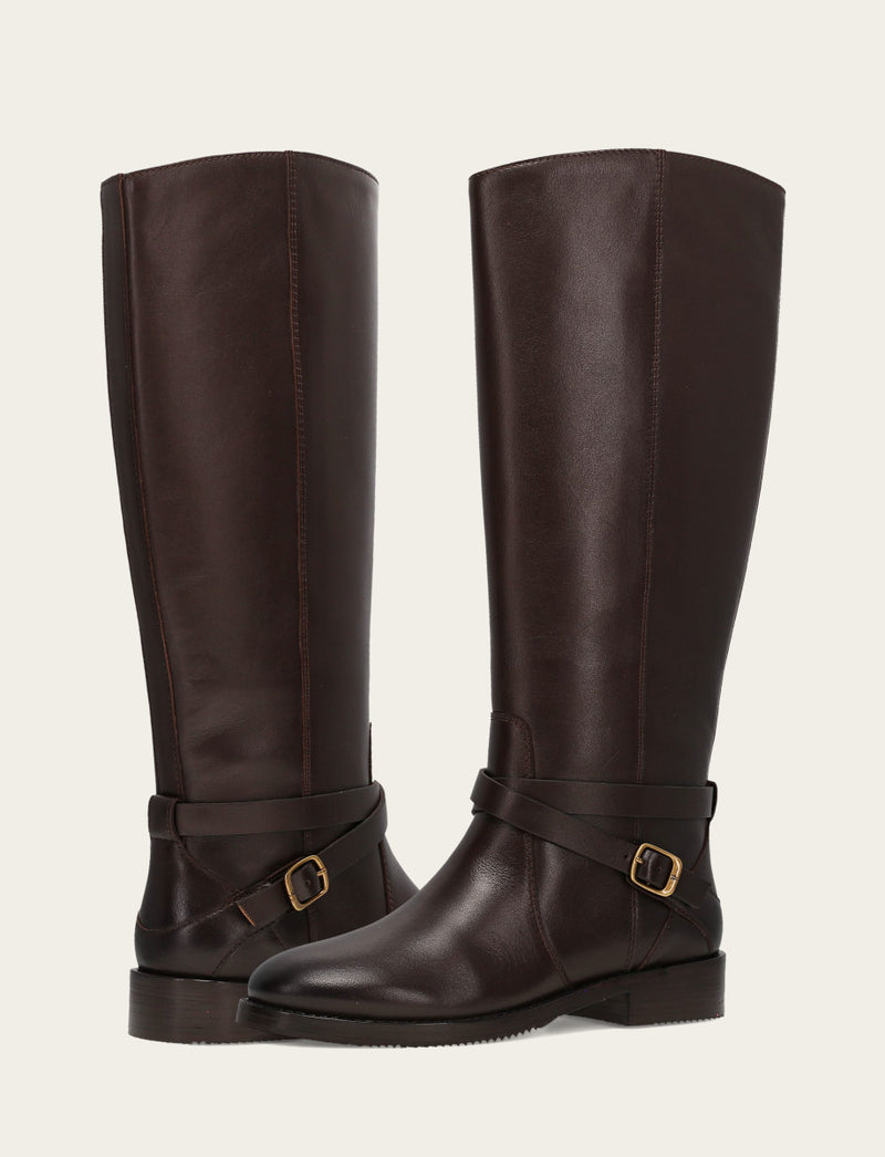 Melissa Belted Riding Wc - Dark Brown - Pair