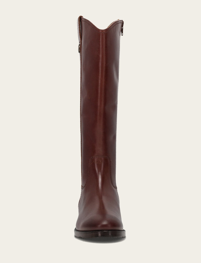 Melissa Button Tall Inside Zip Wc - Saddle - Front