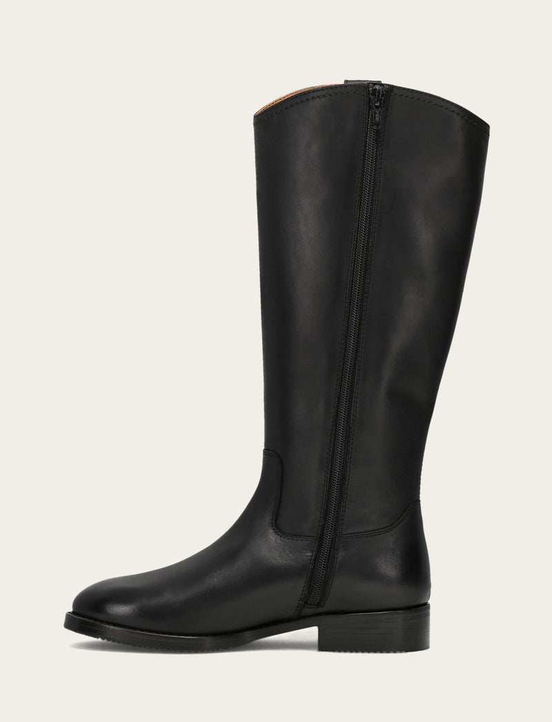 Melissa Button Tall Inside Zip - Black - Inside