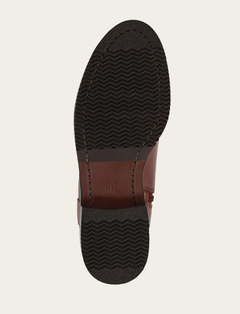 Melissa Button Tall Inside Zip - Saddle - Sole