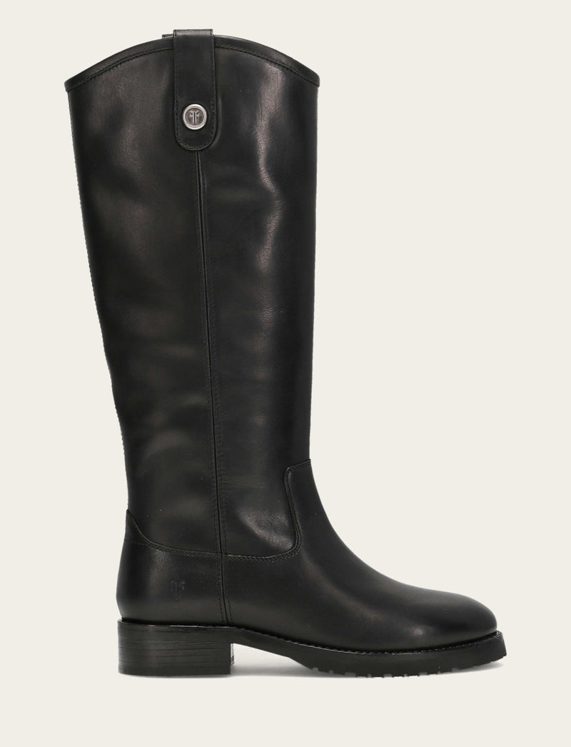 Melissa Lug Button Tall - Black - Outside