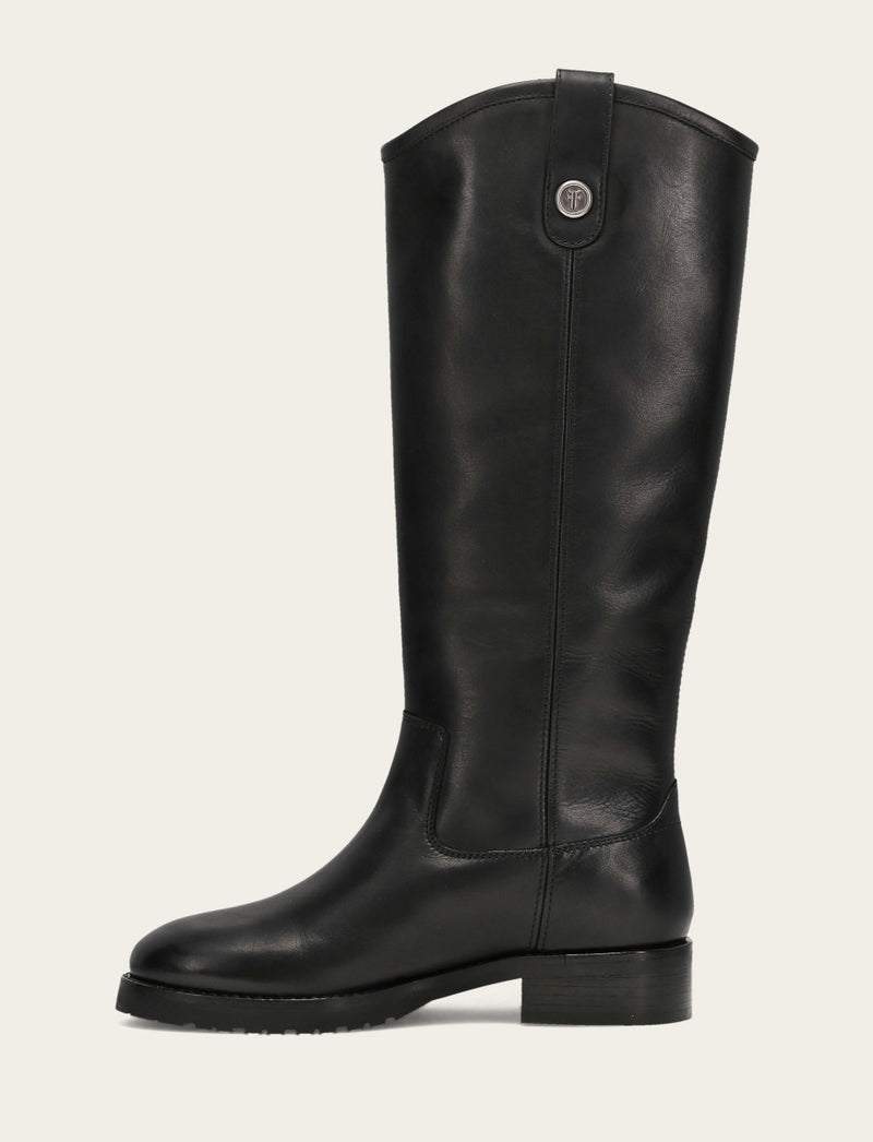 Melissa Lug Button Tall - Black - Inside