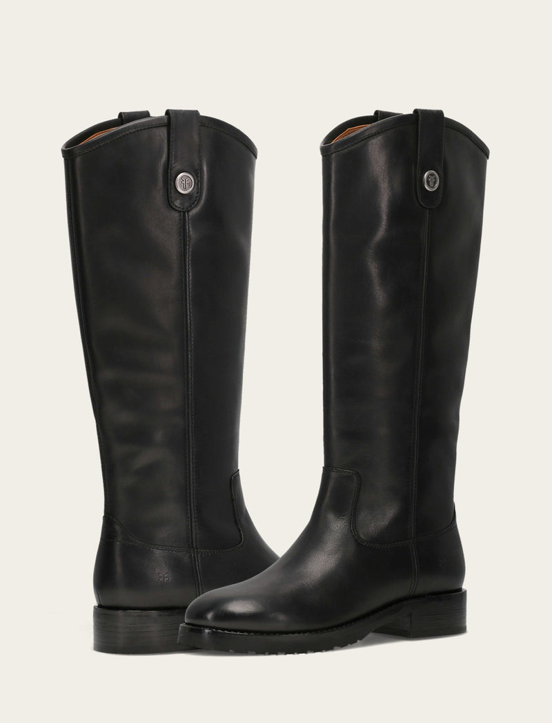 Melissa Lug Button Tall - Black - Pair