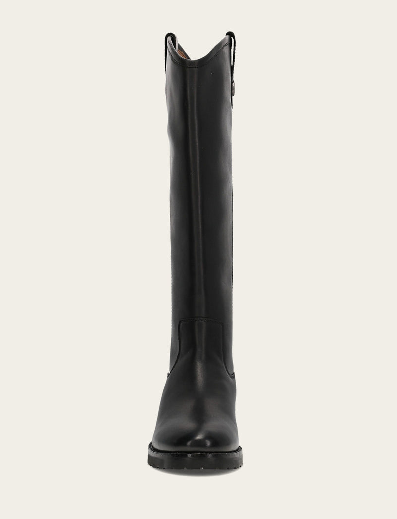 Melissa Lug Button Tall - Black - Front