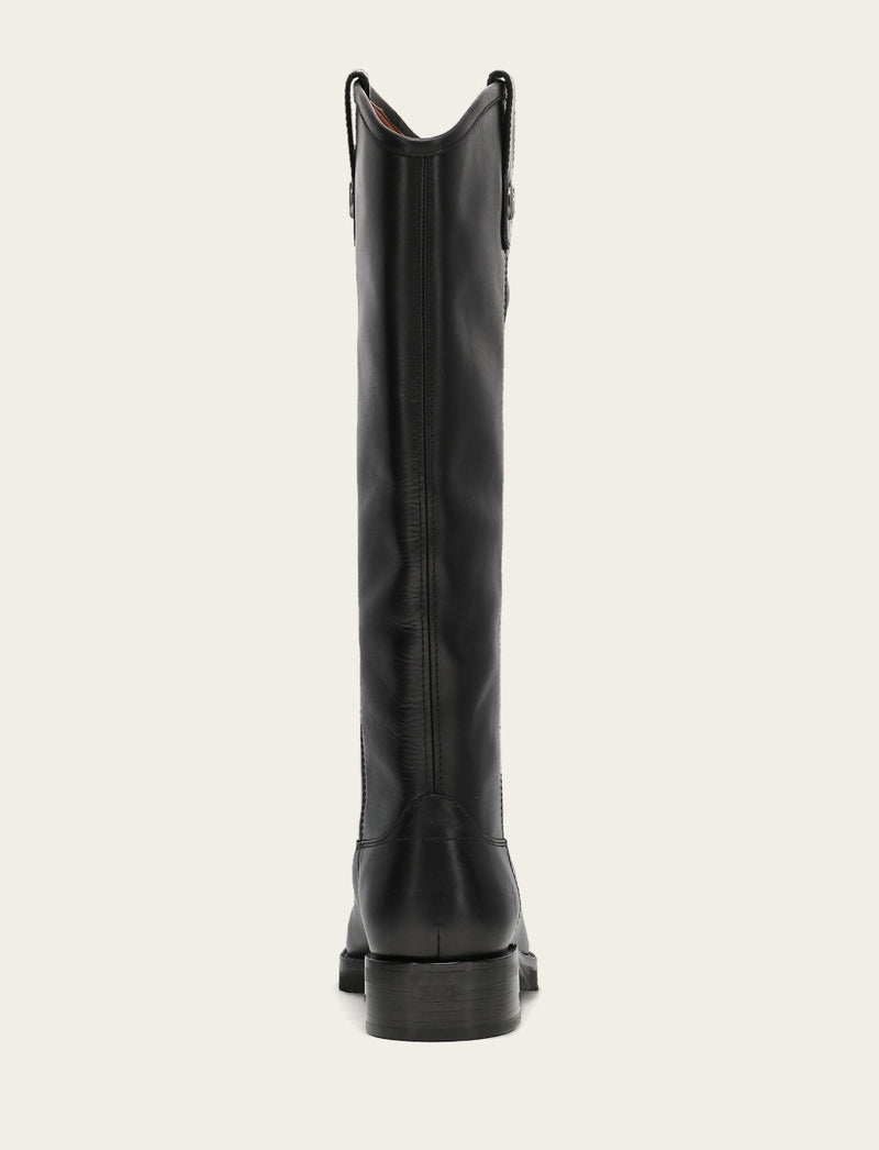 Melissa Lug Button Tall - Black - Back