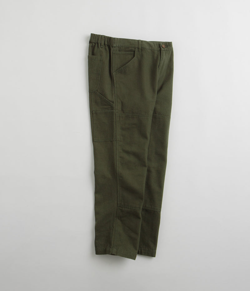 Mollusk Canvas Work Pants in Rover Green