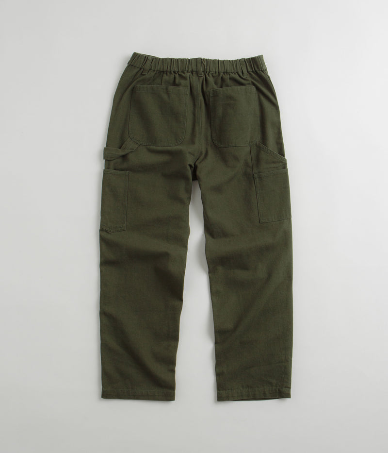 Mollusk Canvas Work Pants in Rover Green