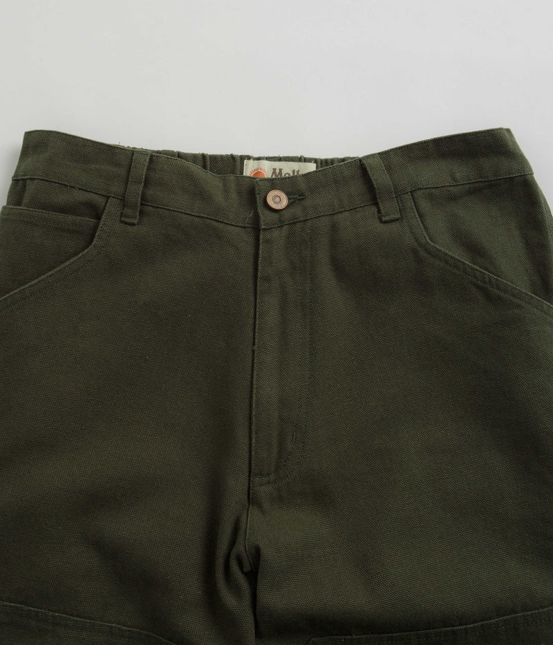 Mollusk Canvas Work Pants in Rover Green