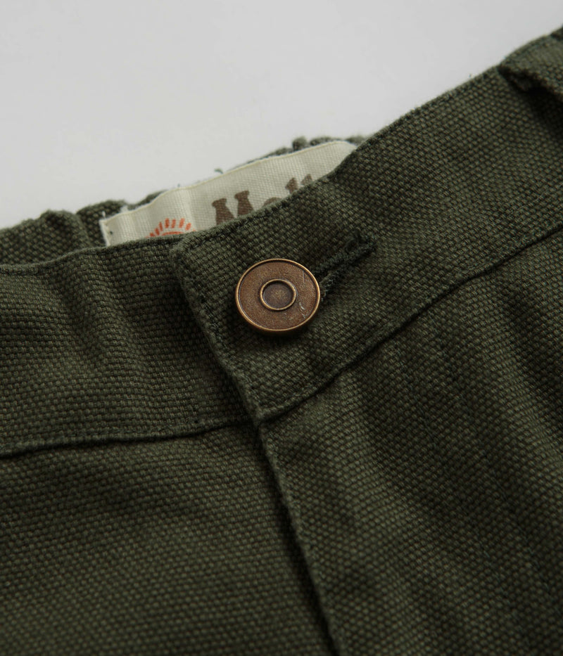 Mollusk Canvas Work Pants in Rover Green