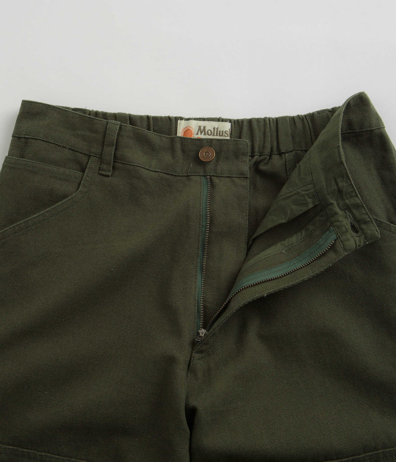 Mollusk Canvas Work Pants in Rover Green