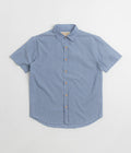 Mollusk Summer Shirt in Blue Grey Stripe
