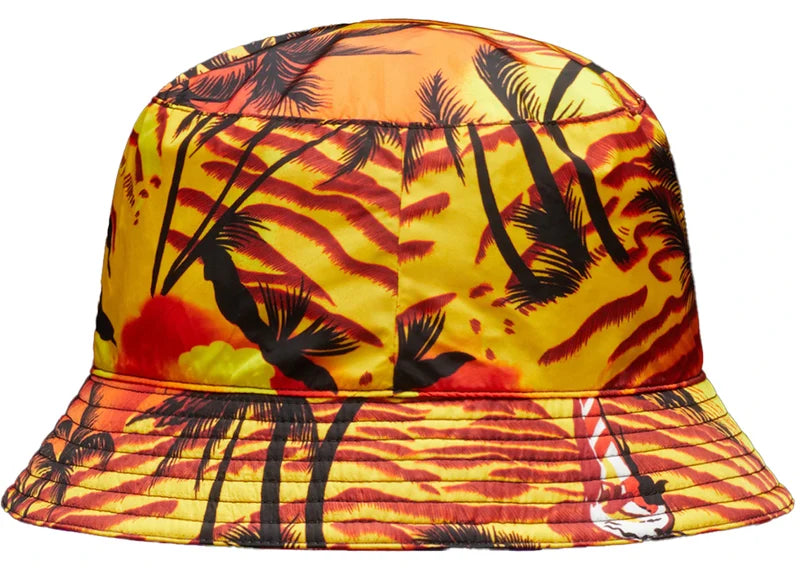 Moncler x Palm Angels Printed Bucket Hat Orange