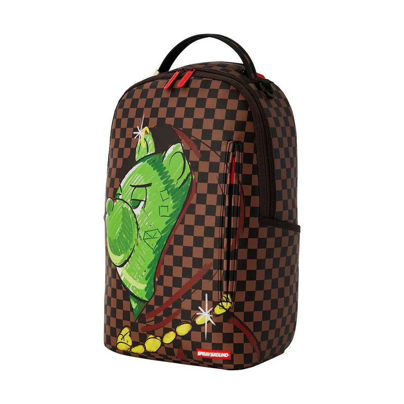 MONEY BEAR DEEP IN THOUGHT BACKPACK