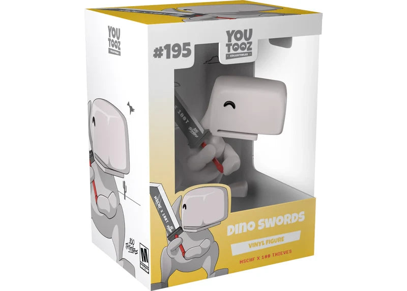 MSCHF x 100 Thieves Dino Swords Vinyl Figure