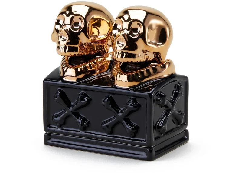 Neighborhood Booze Dual Skull CE-Incence Chamber Black Gold