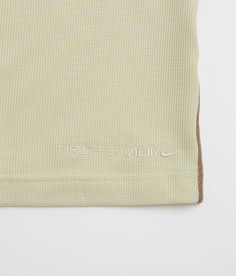 Nike ACG Chinati Long Sleeve T-Shirt in Light Khaki and Parachute Beige / Summit White