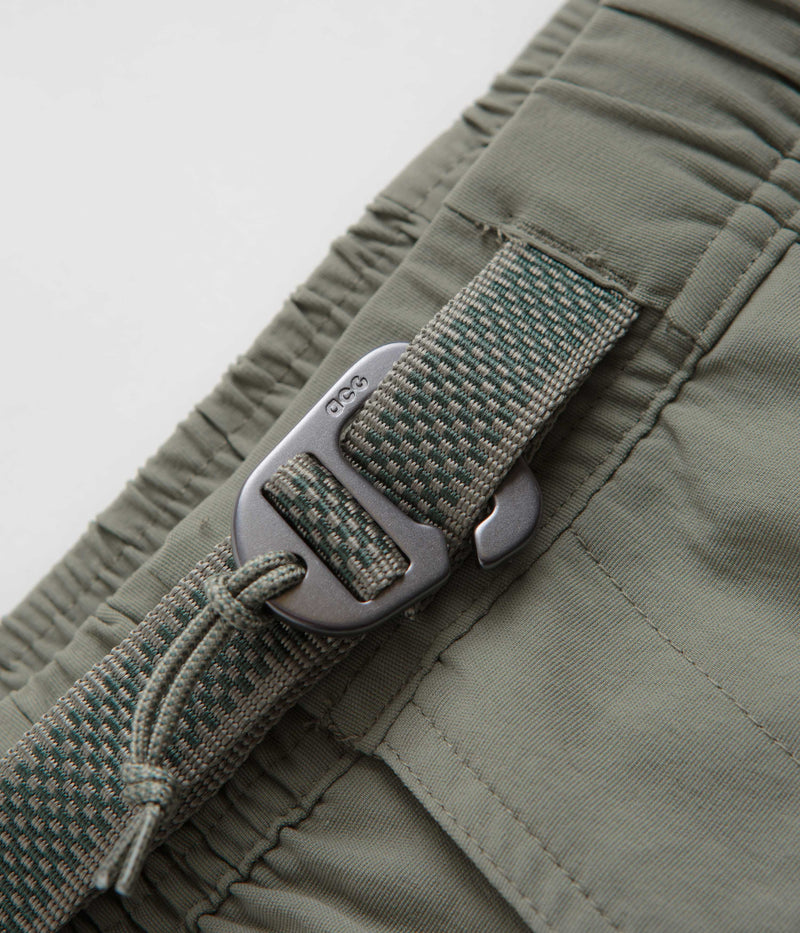 Nike ACG Hiking Pants in Dark Stucco and Vintage Green / Summit White