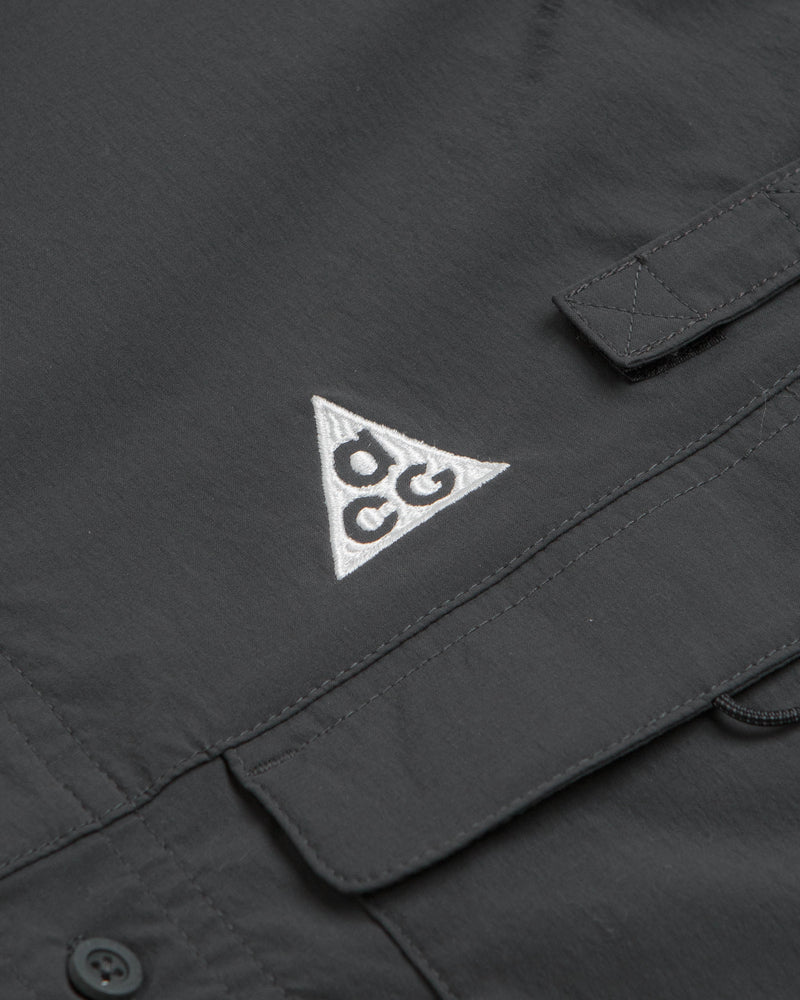 Nike ACG Orb Weaver Shirt in Anthracite and Summit White / Summit White