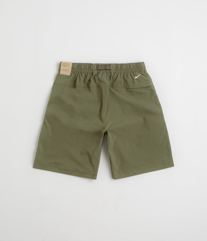 Nike ACG Smith Summit Cargo Shorts in Medium Olive and Sequoia / Summit White