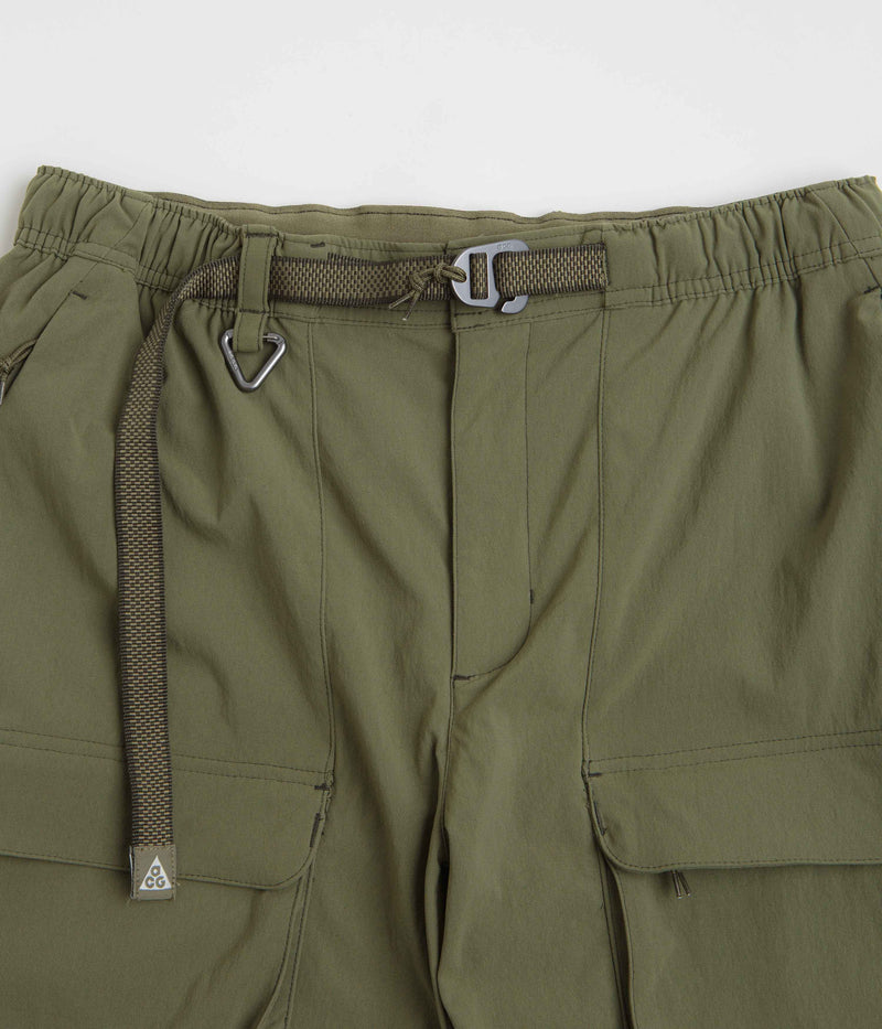 Nike ACG Smith Summit Cargo Shorts in Medium Olive and Sequoia / Summit White