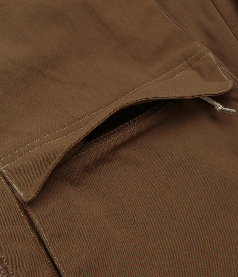 Nike ACG Smith Summit Jacket in Mosswood Brown and Light Khaki / Summit White