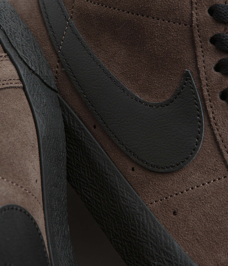 Nike SB Blazer Mid Shoes in Baroque Brown and Black and Baroque Brown