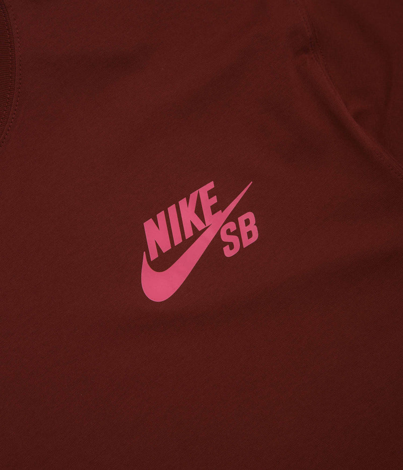Nike SB Logo T-Shirt in Dark Team Red