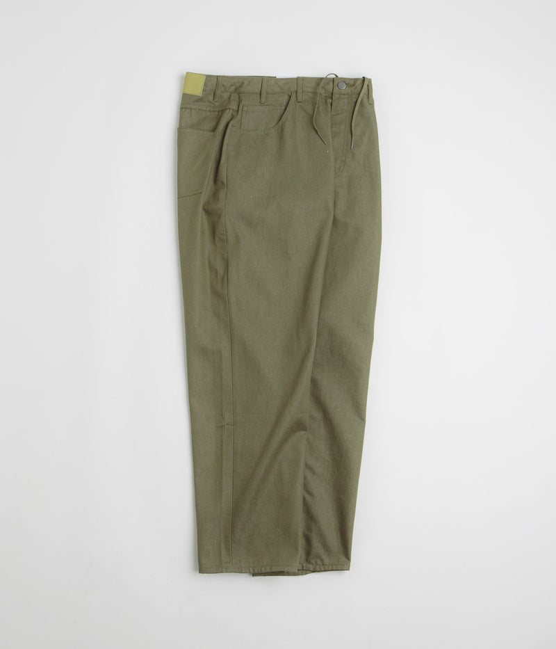 Nike SB Loose Denim Pants in Medium Olive