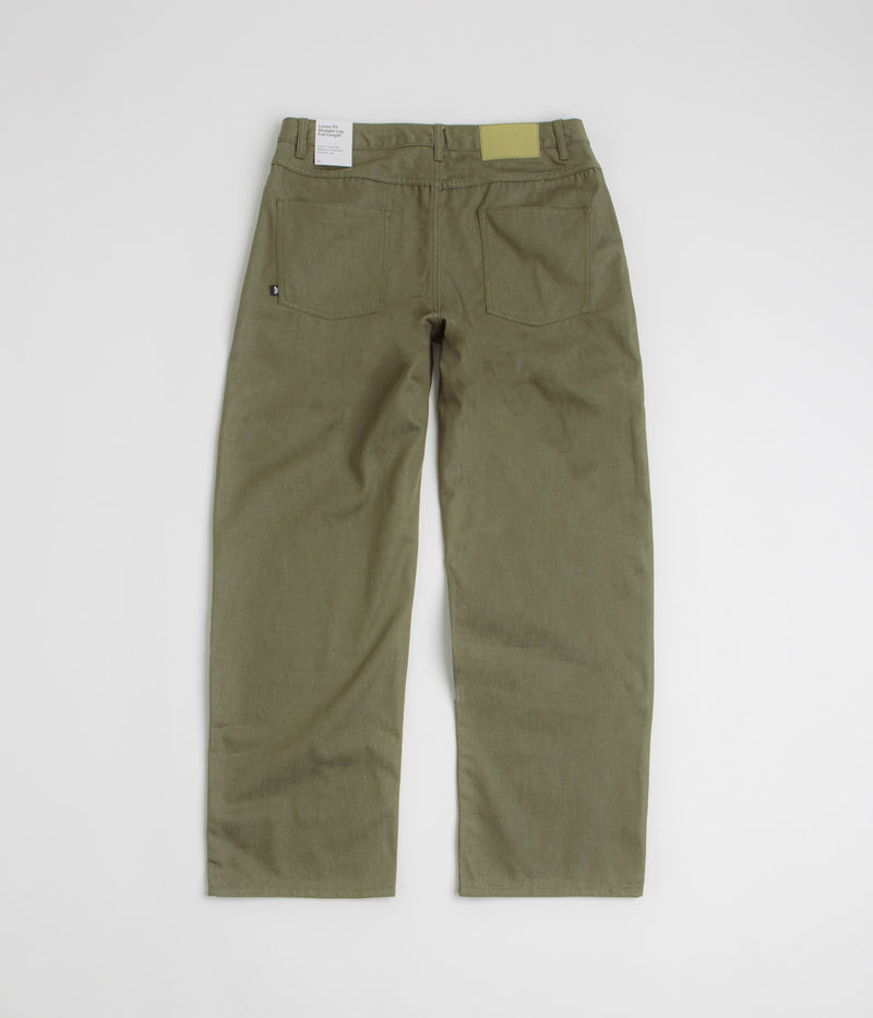 Nike SB Loose Denim Pants in Medium Olive