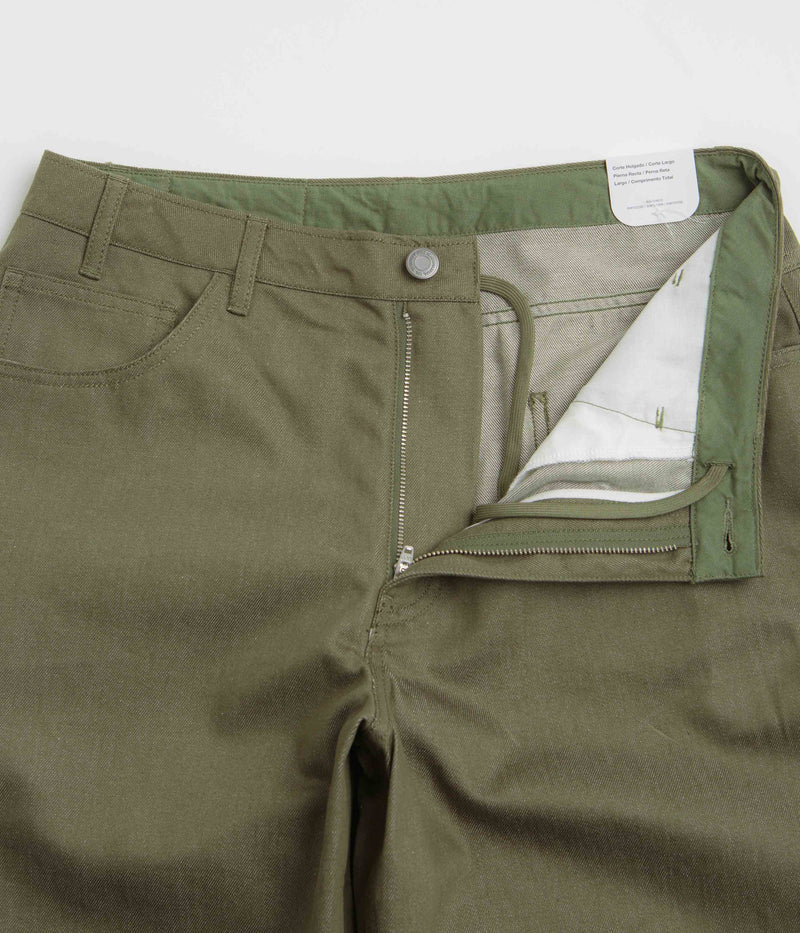 Nike SB Loose Denim Pants in Medium Olive