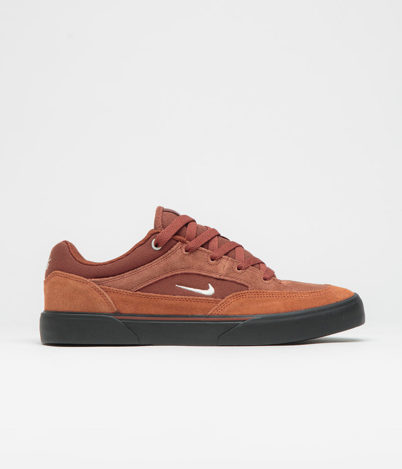 Nike SB Malor Shoes in Cinnamon and Light Bone and Dark Russet - Black