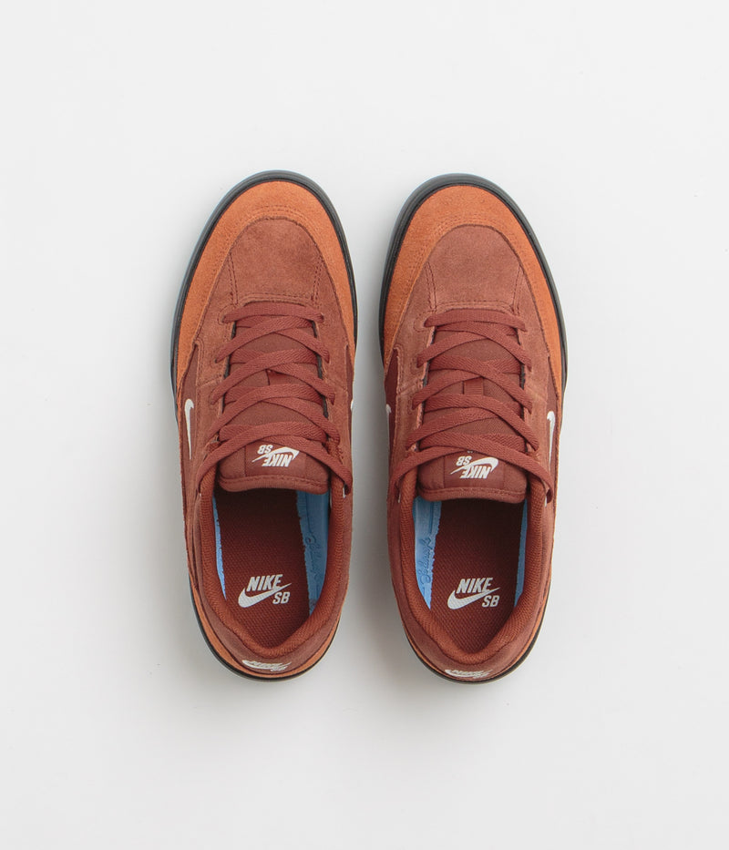 Nike SB Malor Shoes in Cinnamon and Light Bone and Dark Russet - Black