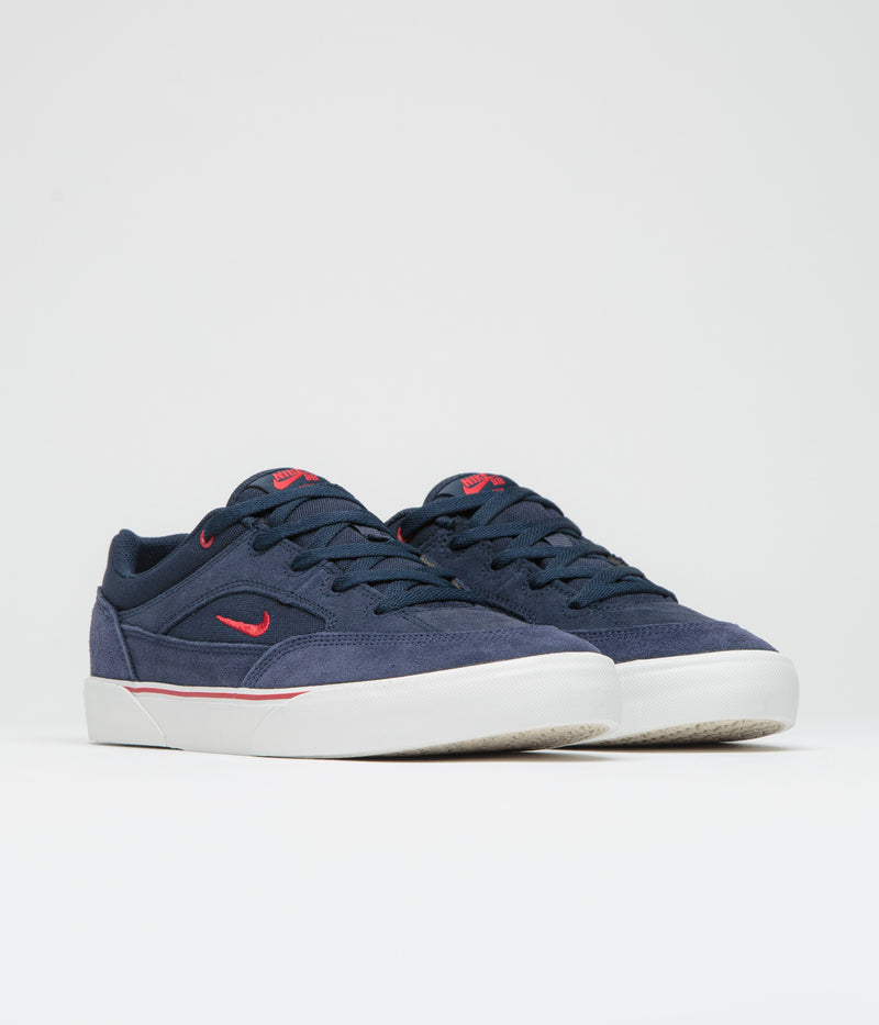 Nike SB Malor Shoes in Obsidian and Gym Red and Midnight Navy