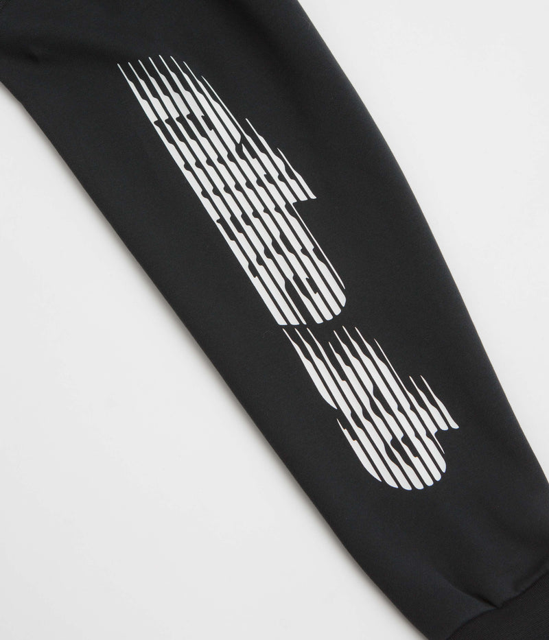 Nike SB Sleeve Graphic Hoodie in Black and White